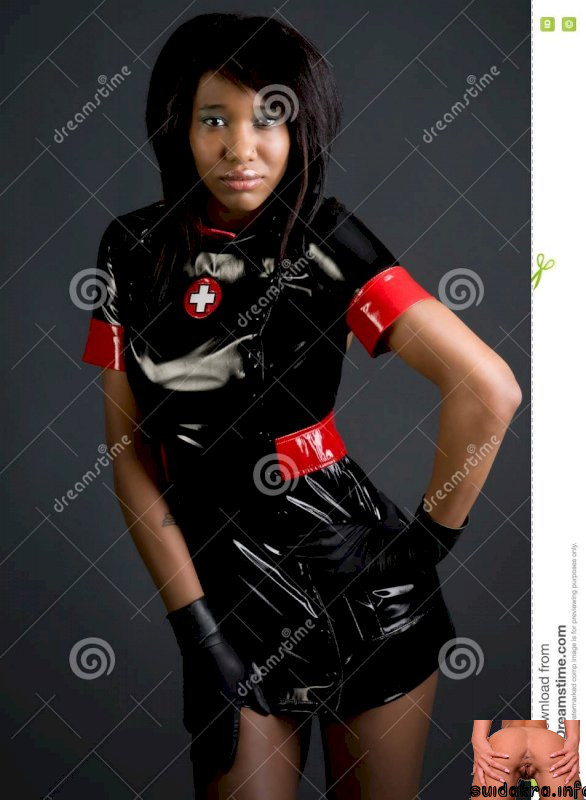 black latex girl costume woman royalty